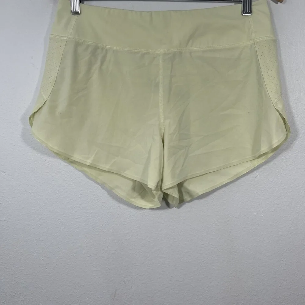 Athleta Shorts Womens Medium Green‎ Run With It Athleisure